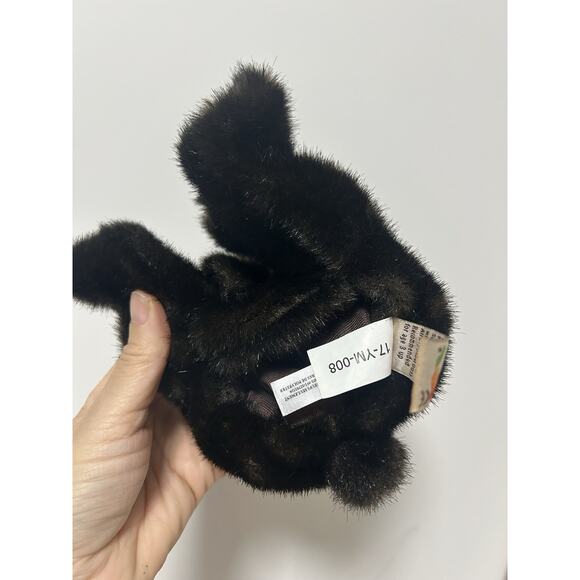 FOLKMANIS Brown Bear Cub Puppet About 10" Tall Seated Position Claws On Paws - Picture 4 of 5